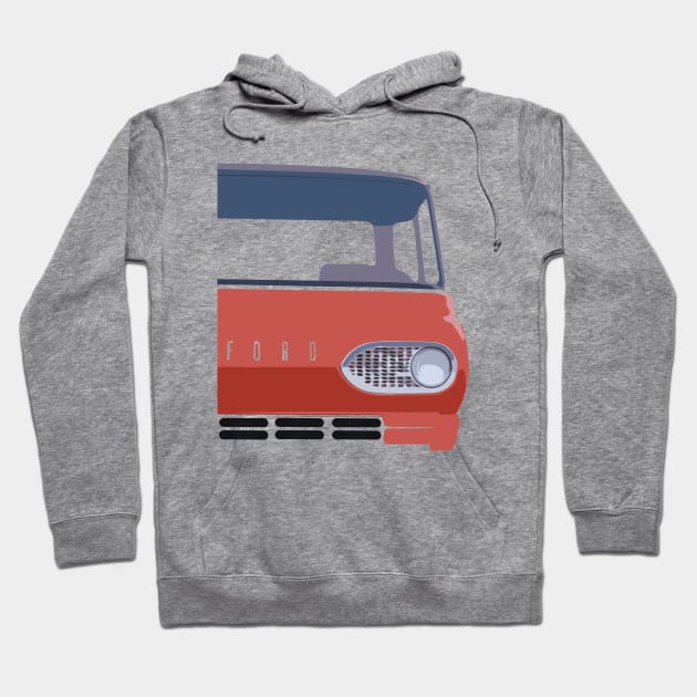 Ford Econoline - stylized Hoodie by mal_photography